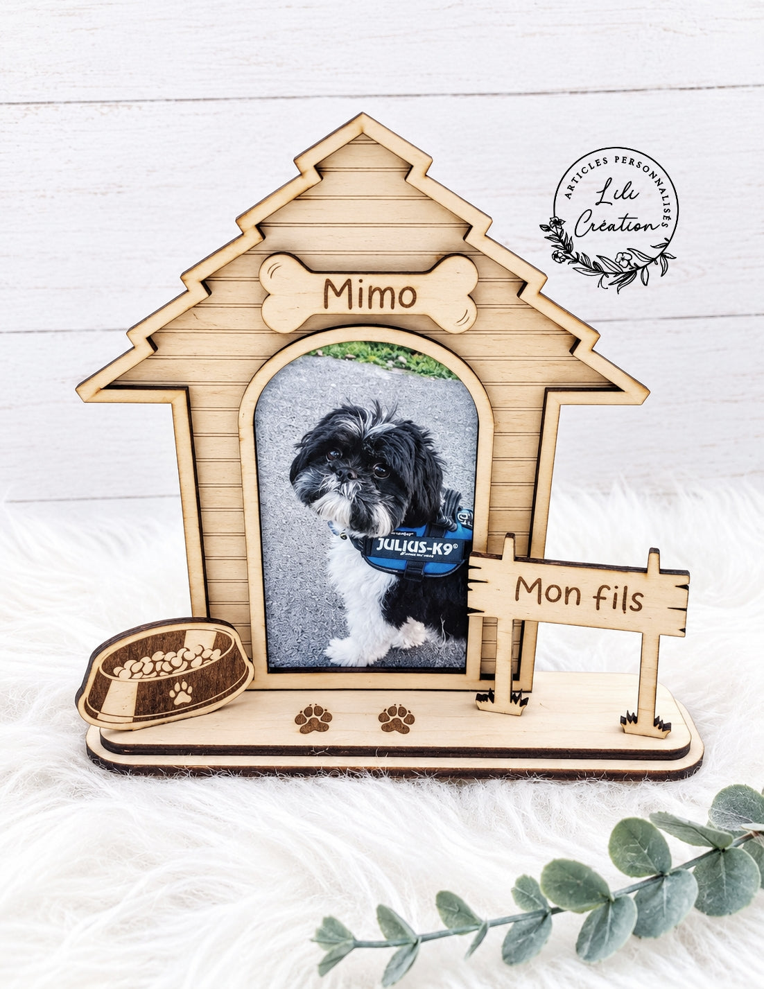 Cadre niche de chien