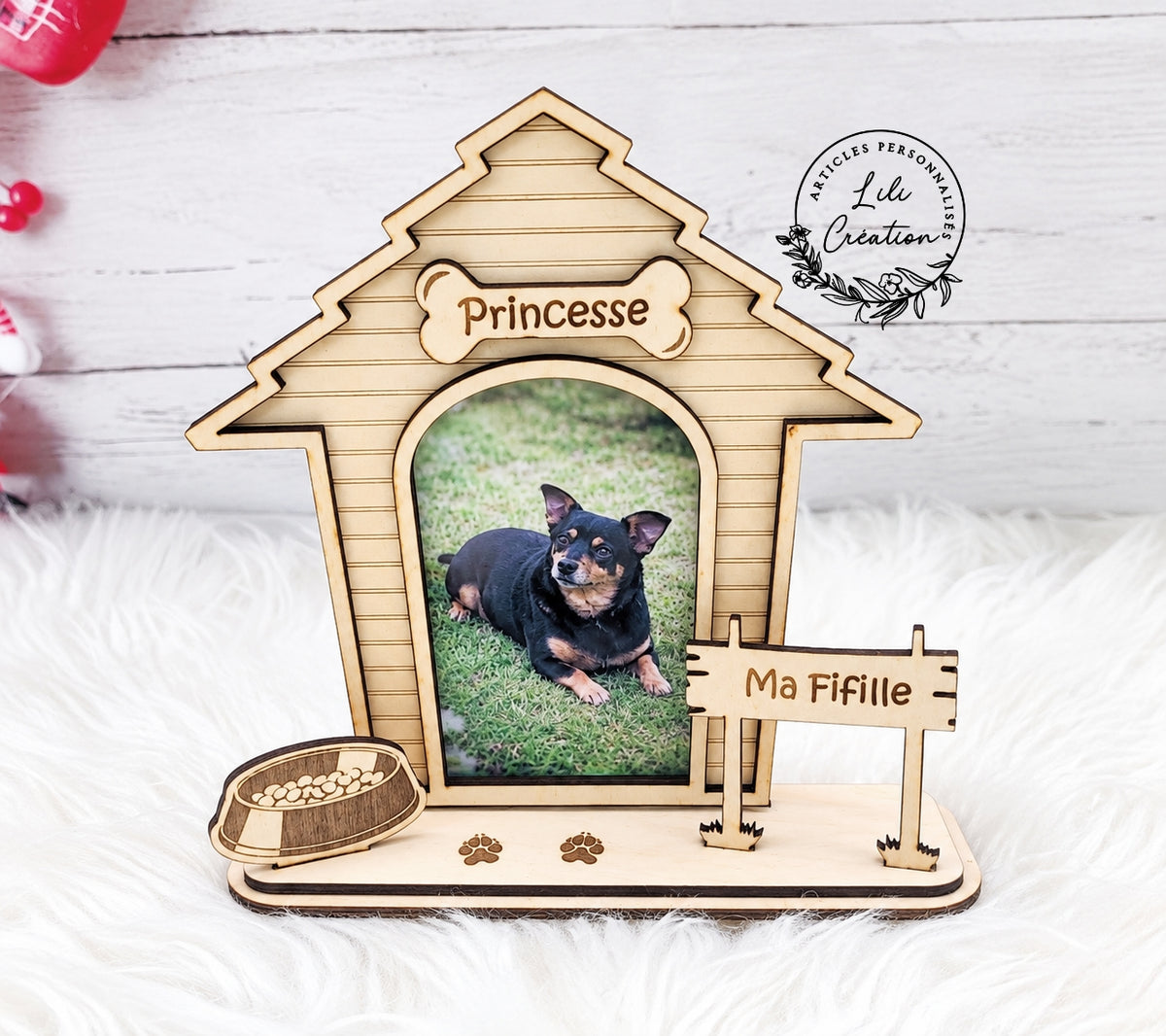 Cadre niche de chien