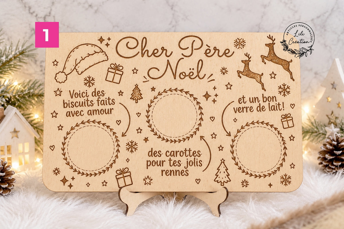 Plateau magique de Noël - Plusieurs modèles