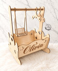 ✨ Berceau en bois - Un cadeau de naissance original, personnalisé et plein de tendresse ! 🤎👶