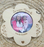 Magnet personnalisé – La Super [Mamie] en fleurs !