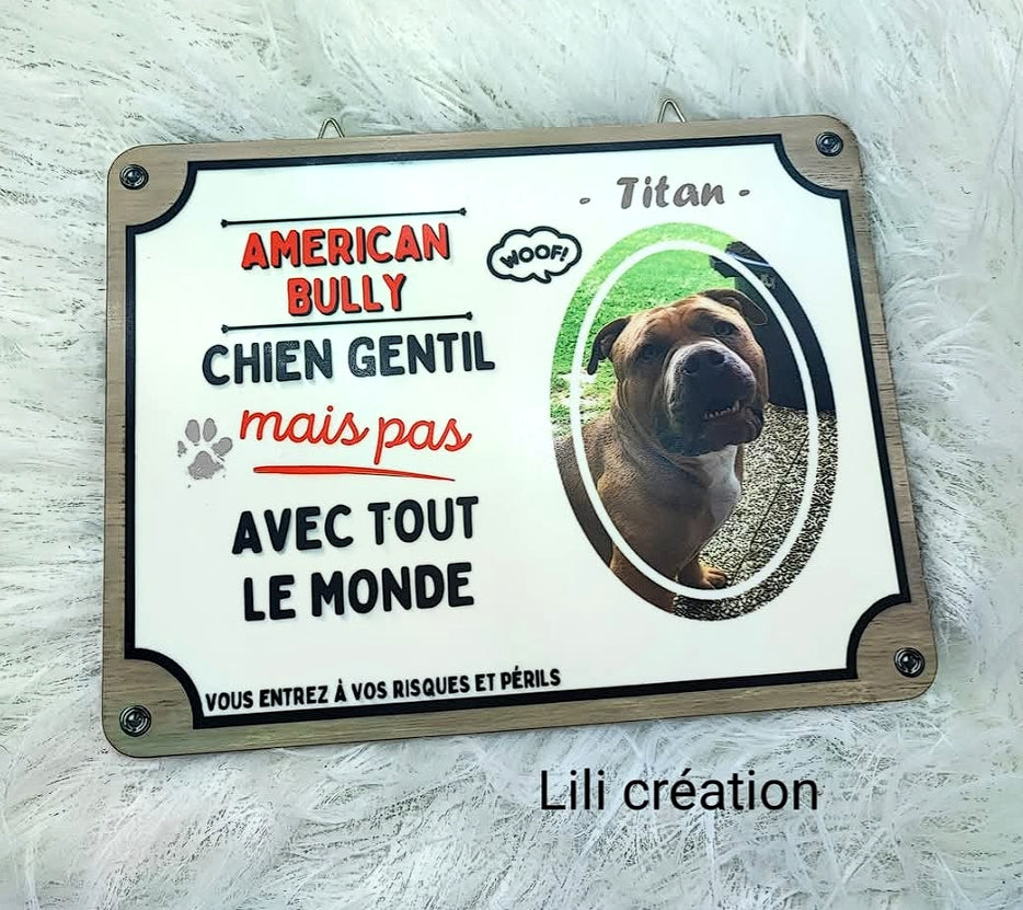🐾🐶 Plaque de porte personnalisée pour vos compagnons à 4 pattes ! 🐶🐾