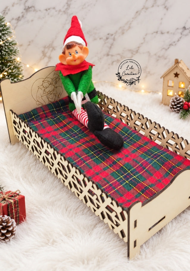 Lits flocons pour accueillir les Lutins Farceurs de Noël