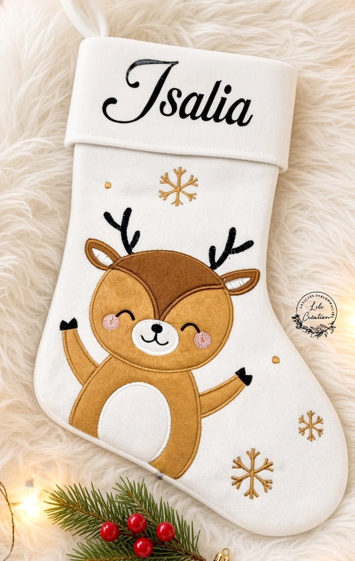 Bottes bébé renne et bébé renardeau