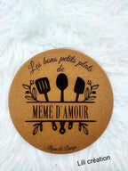 Dessous de plat en liège - Les bons petits plats de...