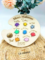 Palette de peinture - Merci Maîtresse / Maître personnalisée