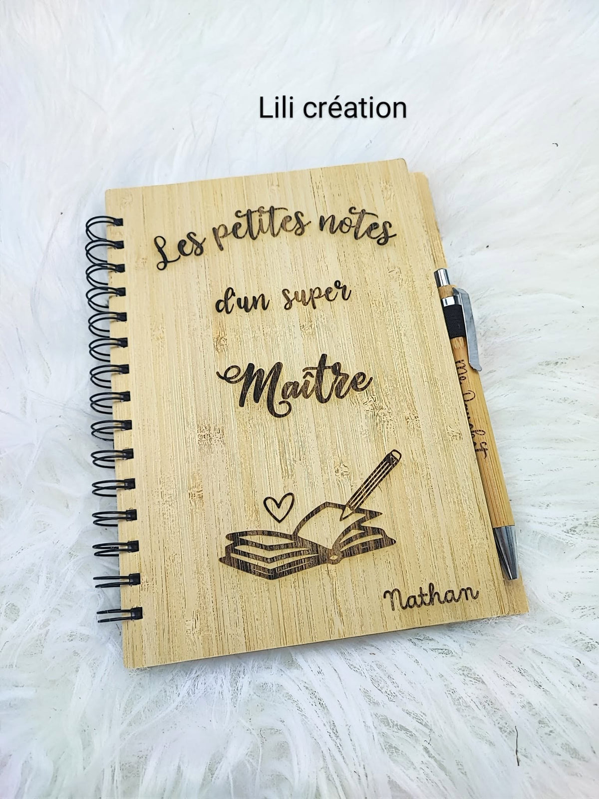 Carnet de notes personnalisé "Les petites notes d'un(e) super .."