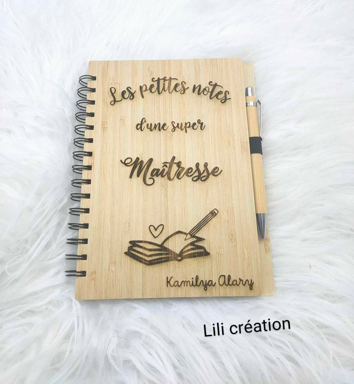 Carnet de notes personnalisé "Les petites notes d'un(e) super .."