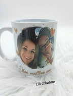 Mugs cadre cœurs