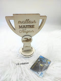 Porte carte Trophée pour coach, maître nageur ...