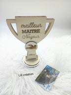 Porte carte Trophée pour coach, maître nageur ...
