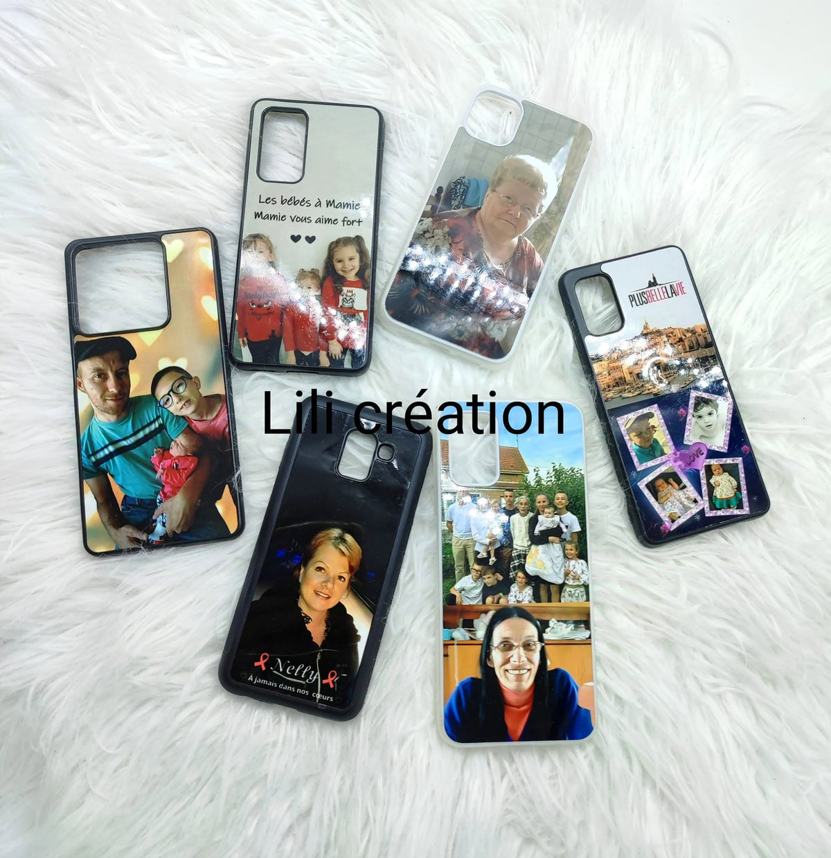 Coque de téléphone personnalisée de 1 à 6 photos