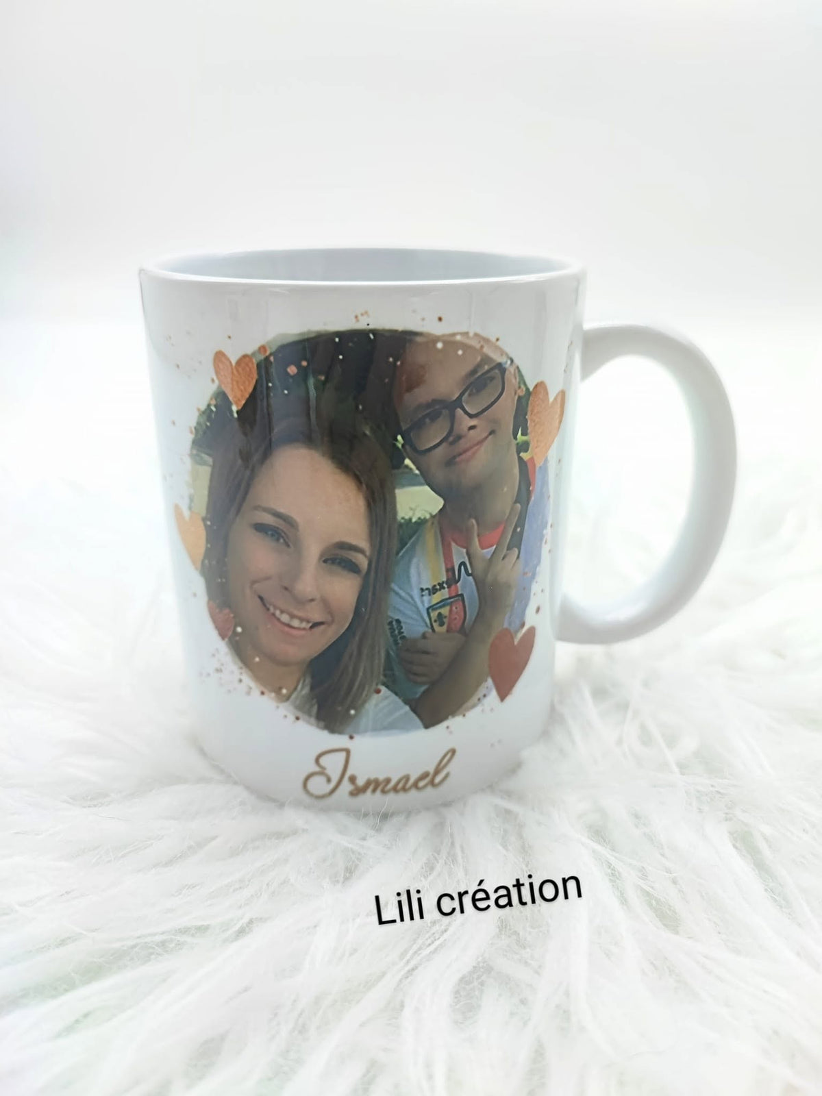 Mugs cadre cœurs