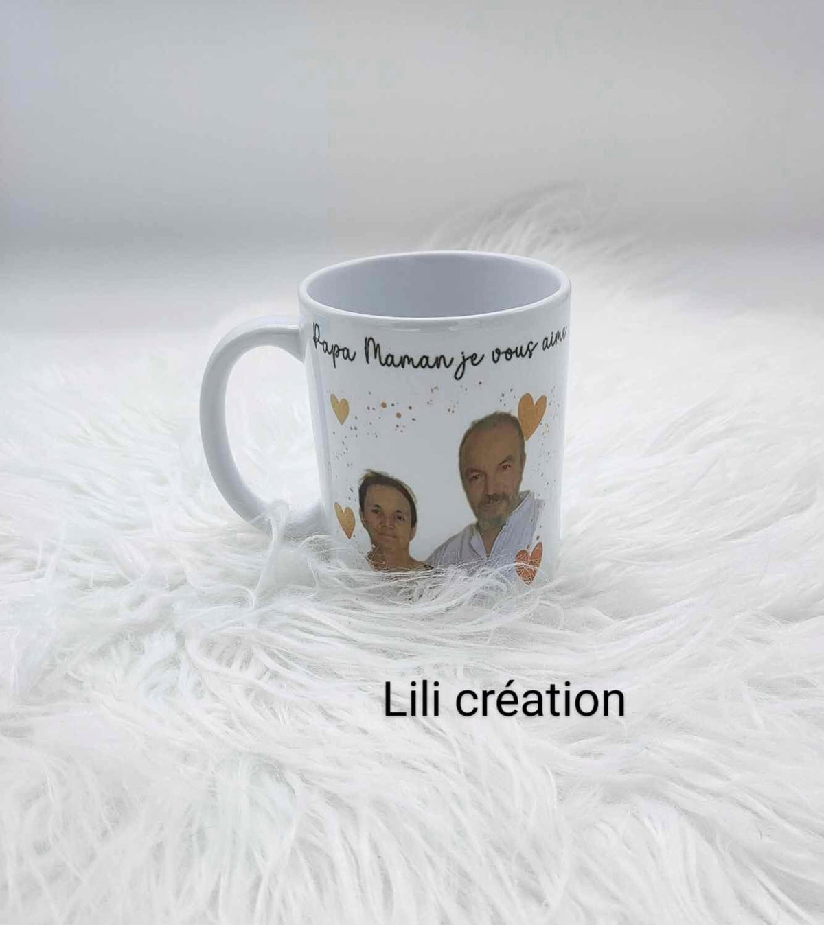Mugs cadre cœurs