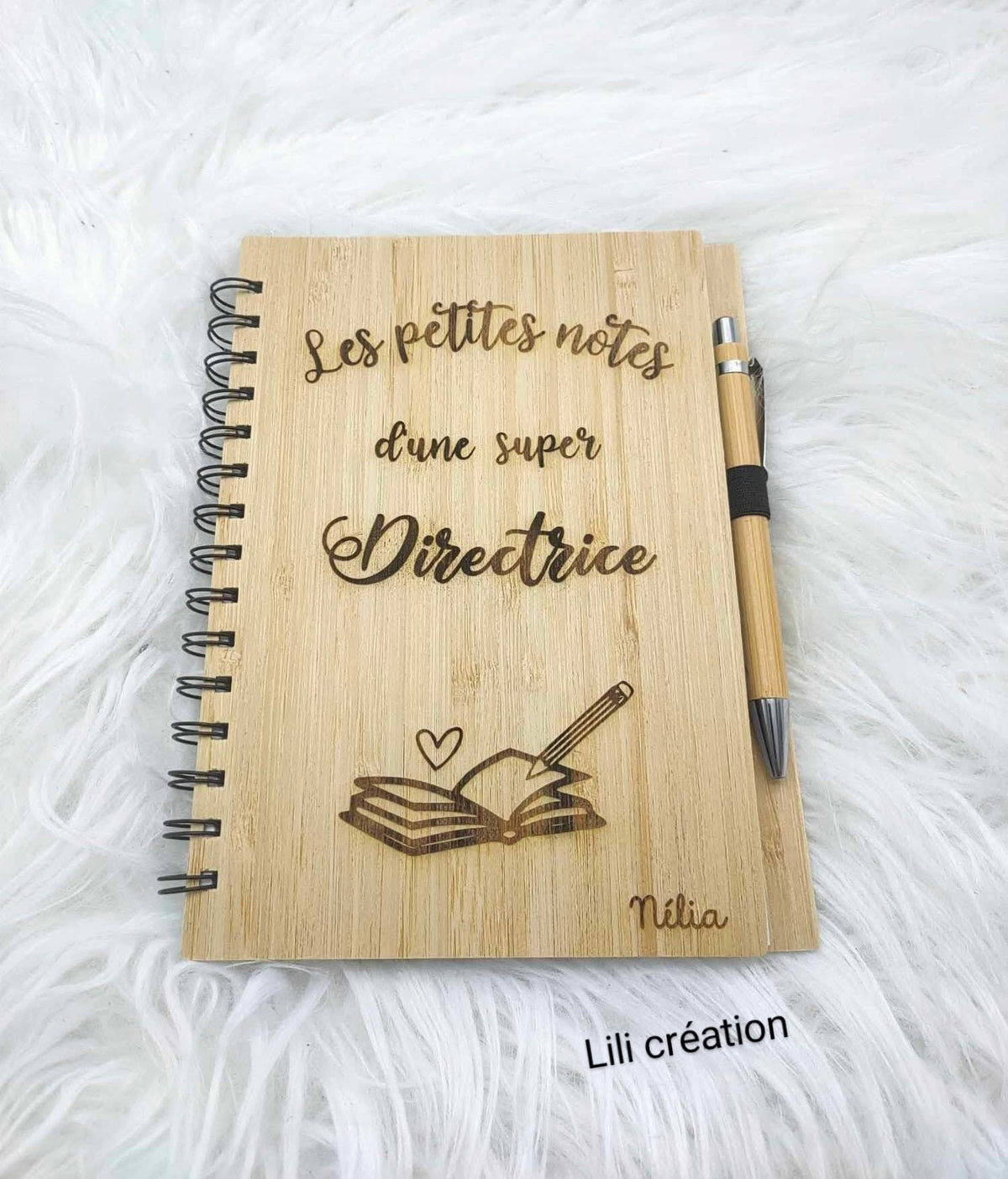 Carnet de notes personnalisé "Les petites notes d'un(e) super .."