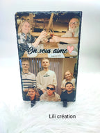 Votre photo sur ardoise personnalisée !