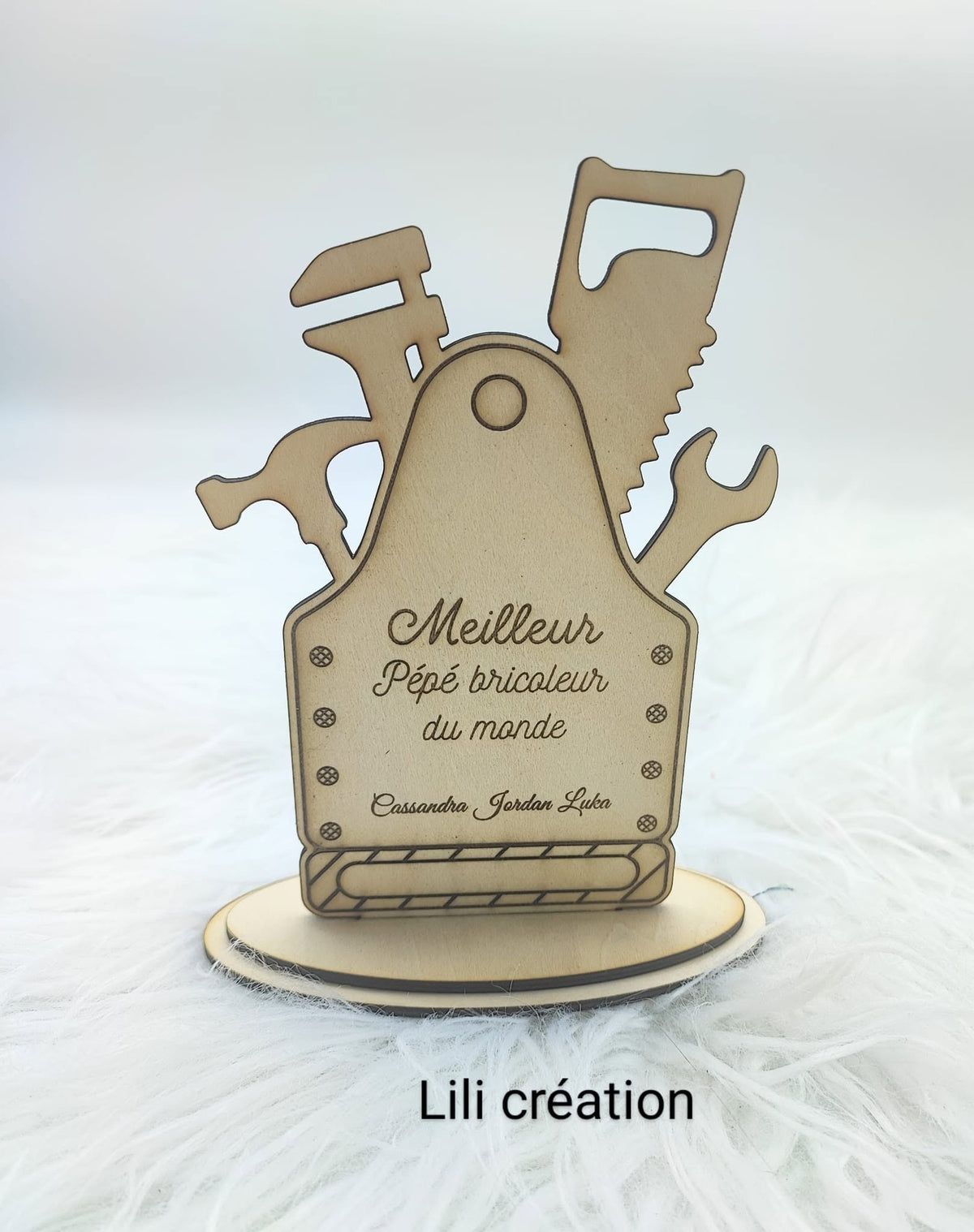 Boîte à outils en bois à personnaliser