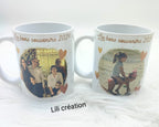Mugs cadre cœurs