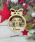Boule de Noël -  toutes races de chiens