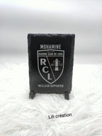 Ardoise gravée " Meilleur supporter du RC Lens "