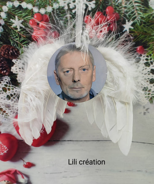 Boules de Noël avec Ailes d'Ange