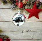 Boules de Noël personnalisation avec autocollants