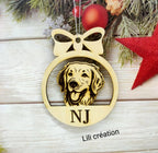 Boule de Noël -  toutes races de chiens
