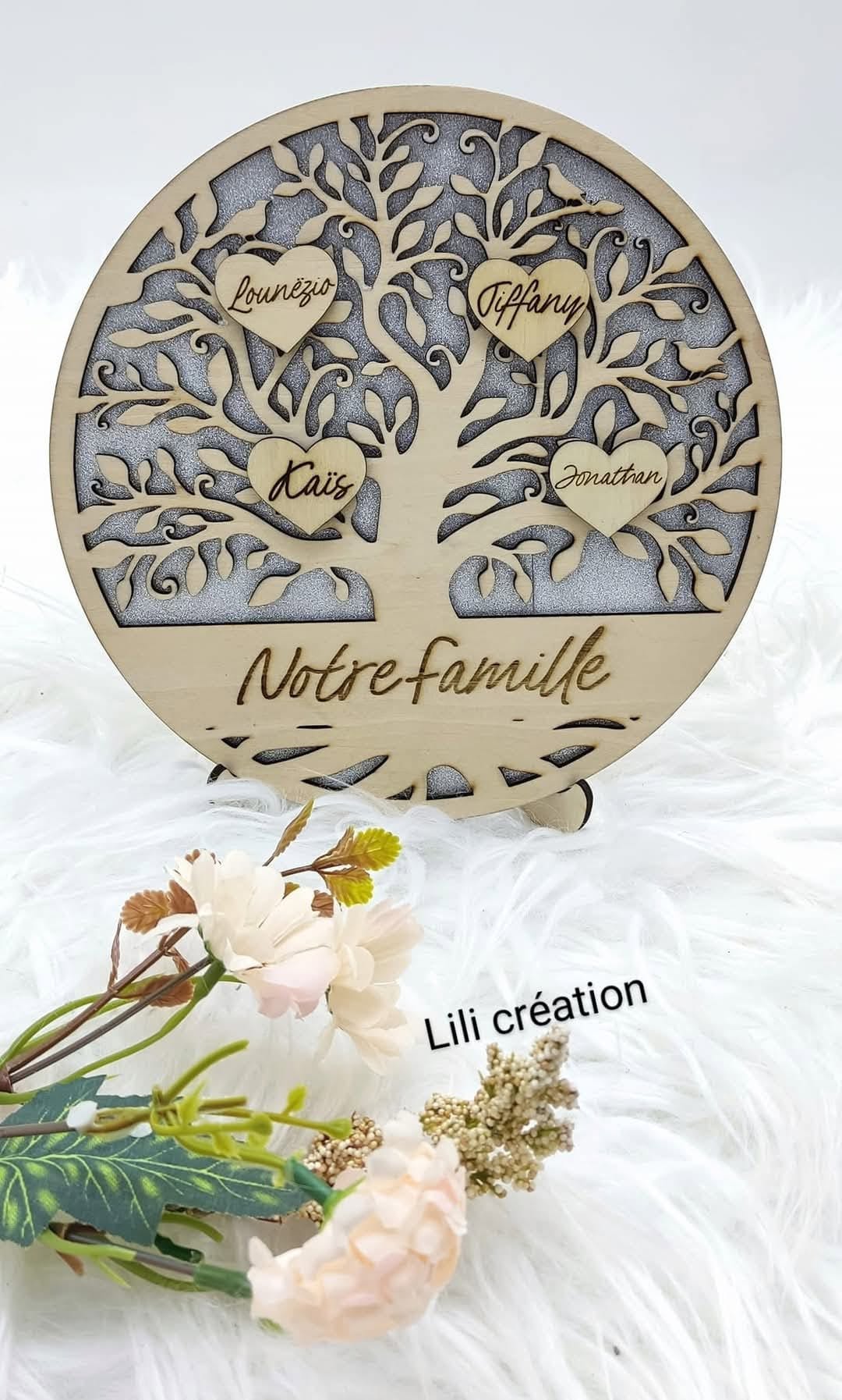 Arbre généalogique personnalisé – "Notre famille"