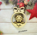 Boule de Noël -  toutes races de chiens