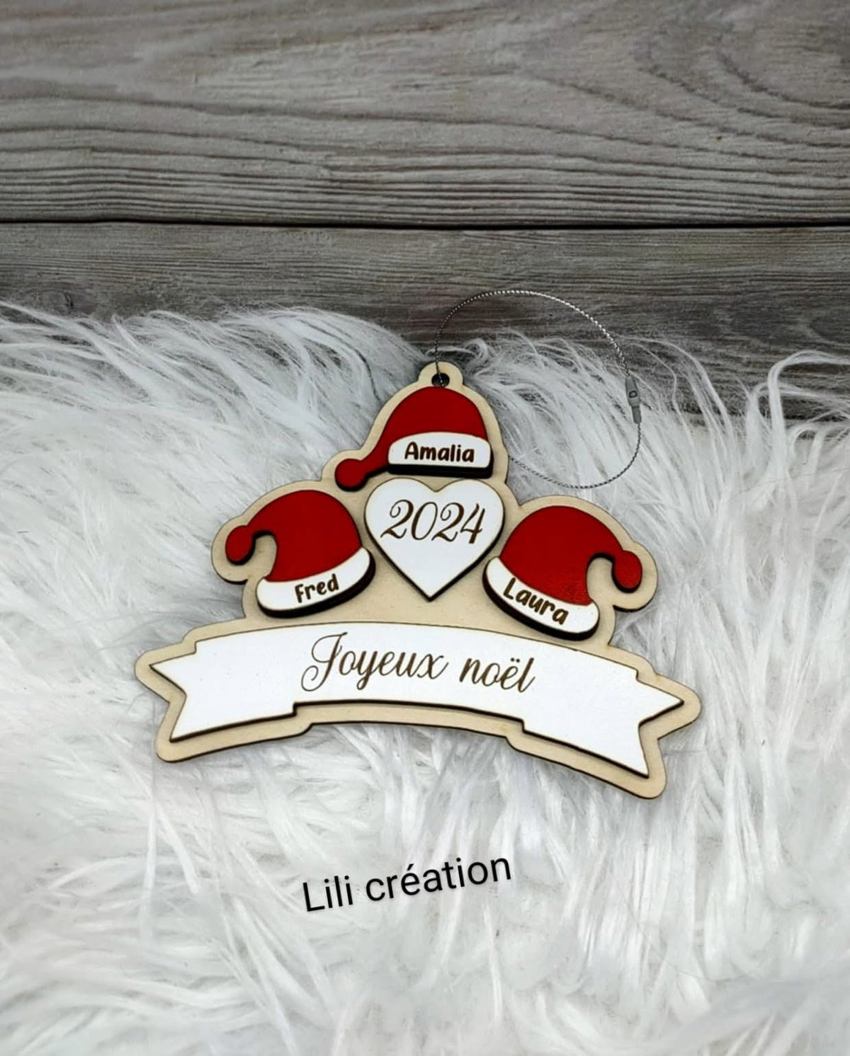 Support Bonnets de Noël pour sapin