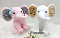Peluche éléphant personnalisée - Plusieurs coloris