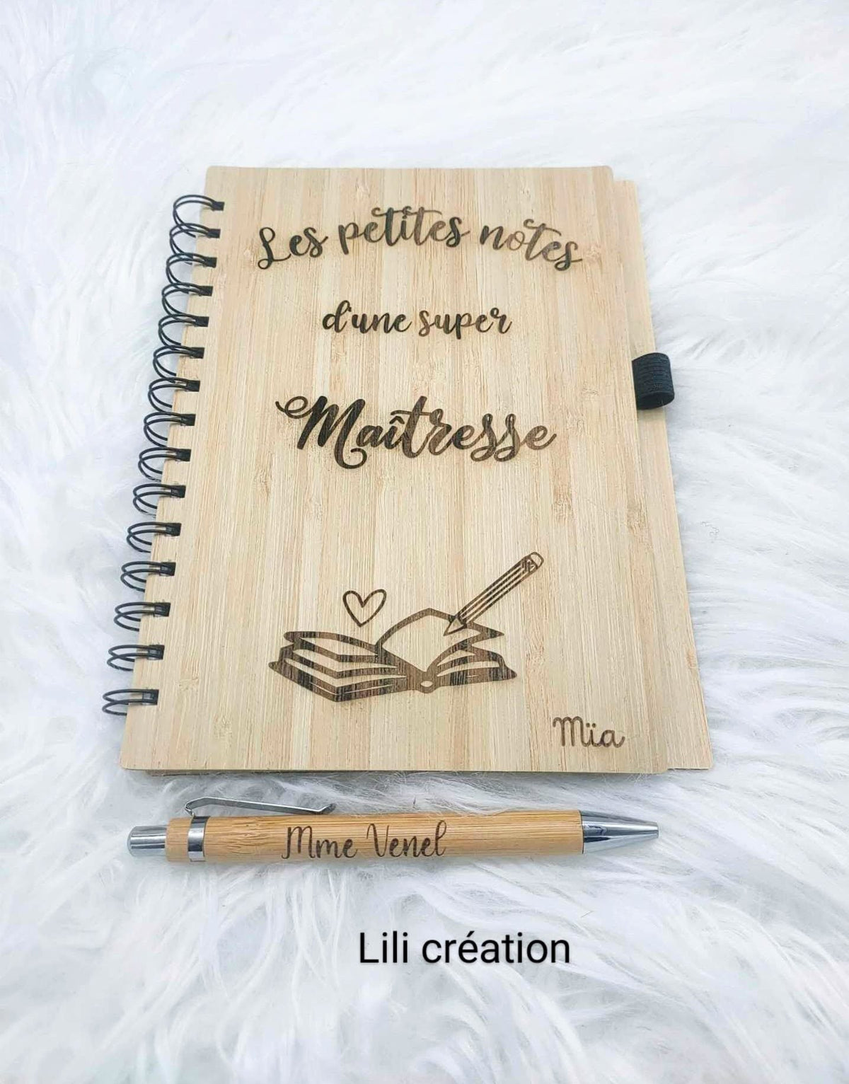 Carnet de notes personnalisé "Les petites notes d'un(e) super .."