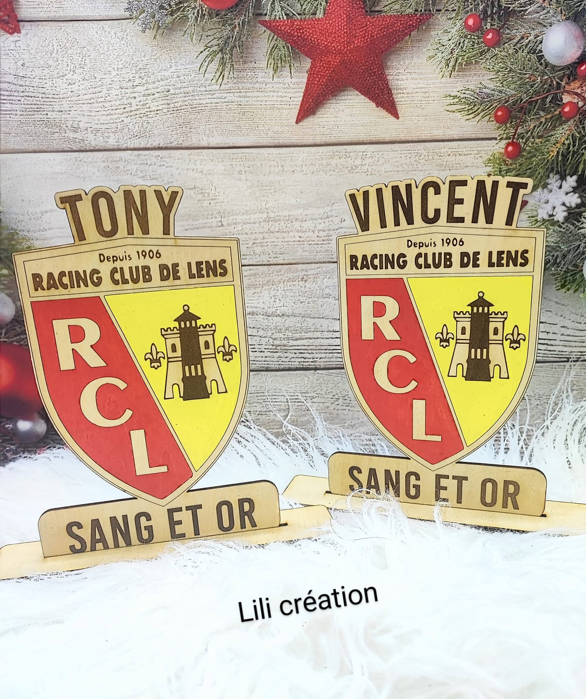 Support en bois supporter du RCL