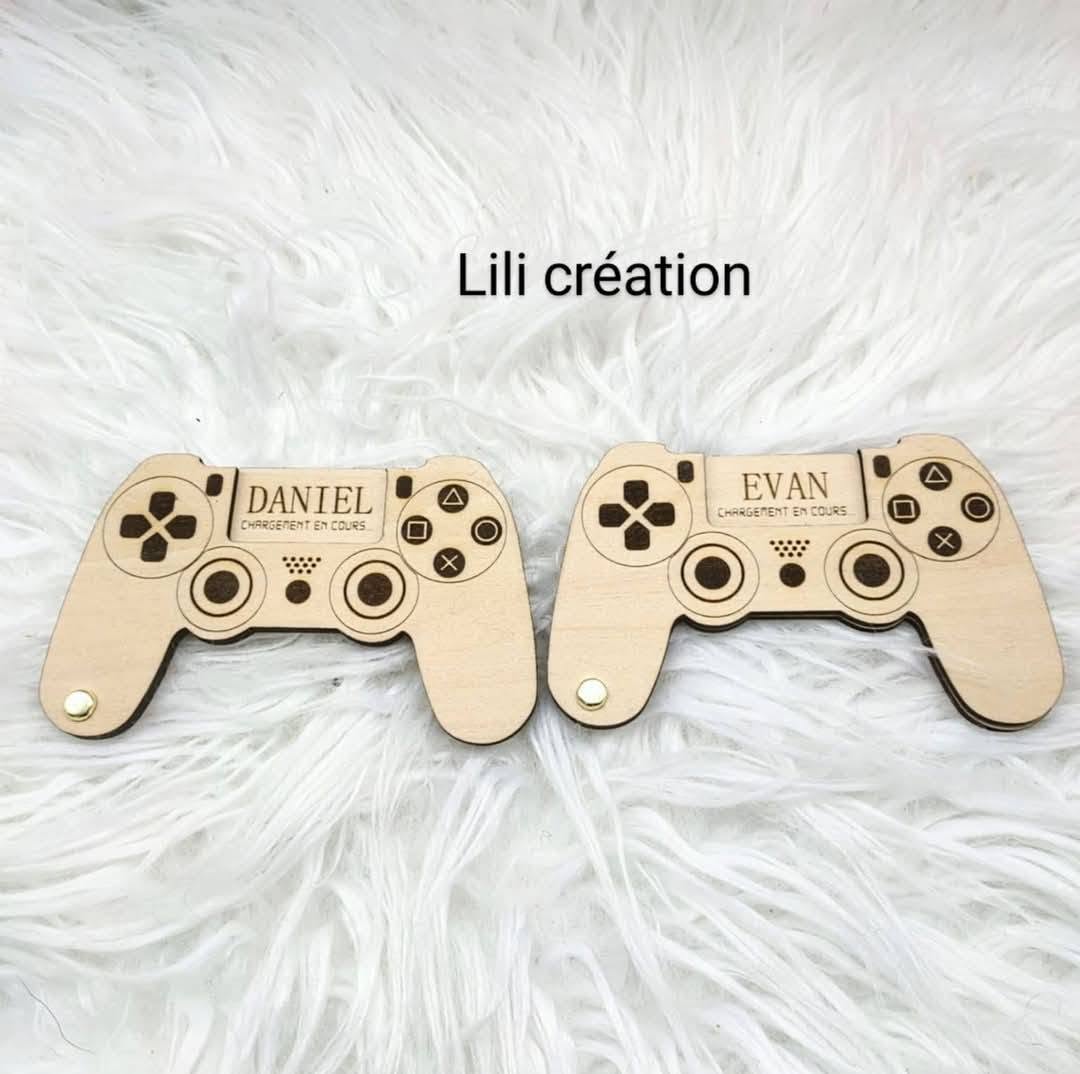 Manette de Console en Bois Personnalisée pour Demande