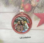 Boule de Noël personnalisée avec photo