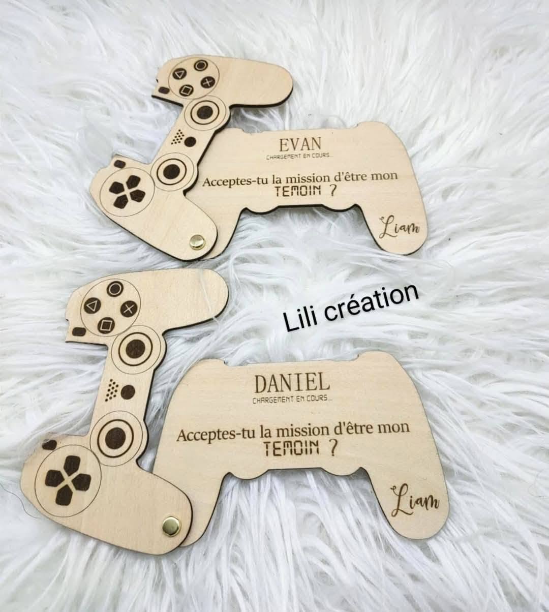 Manette de Console en Bois Personnalisée pour Demande