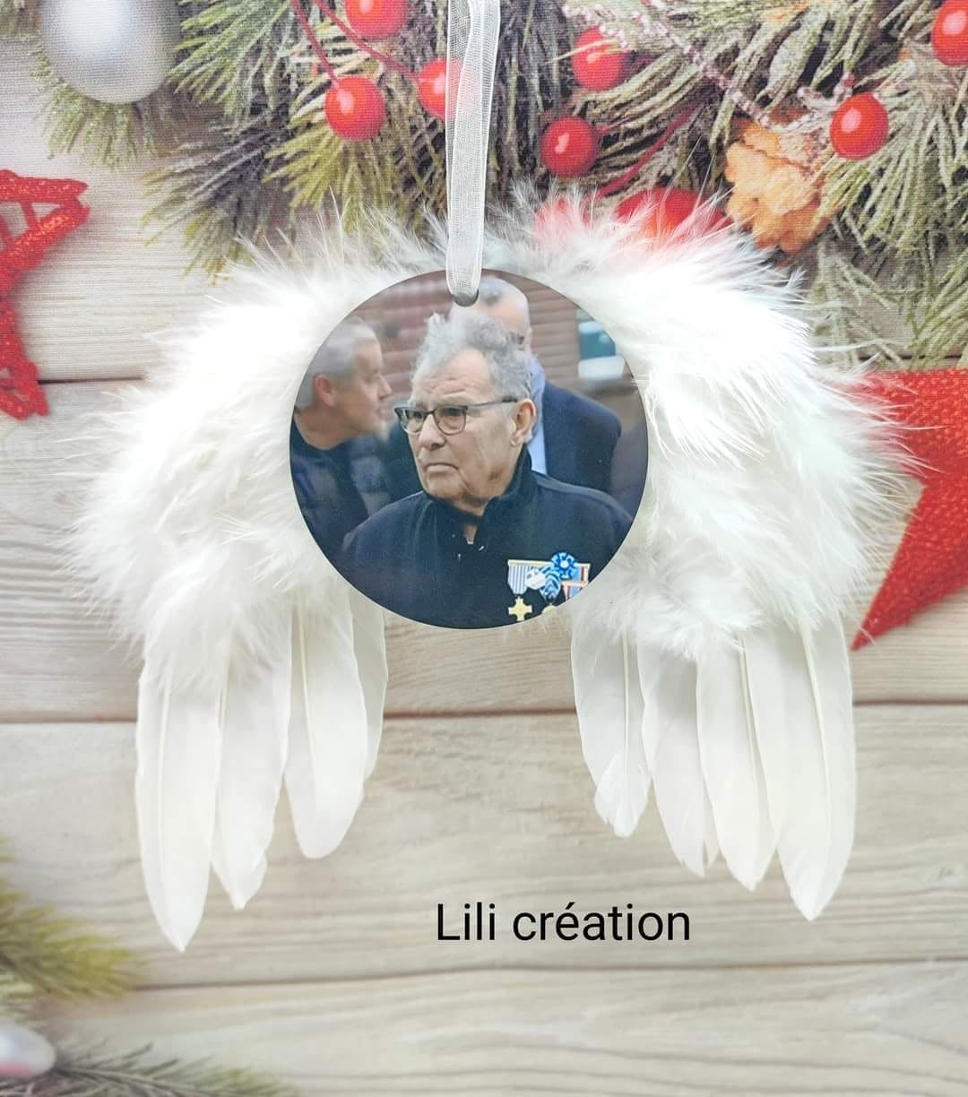 Boules de Noël avec Ailes d'Ange