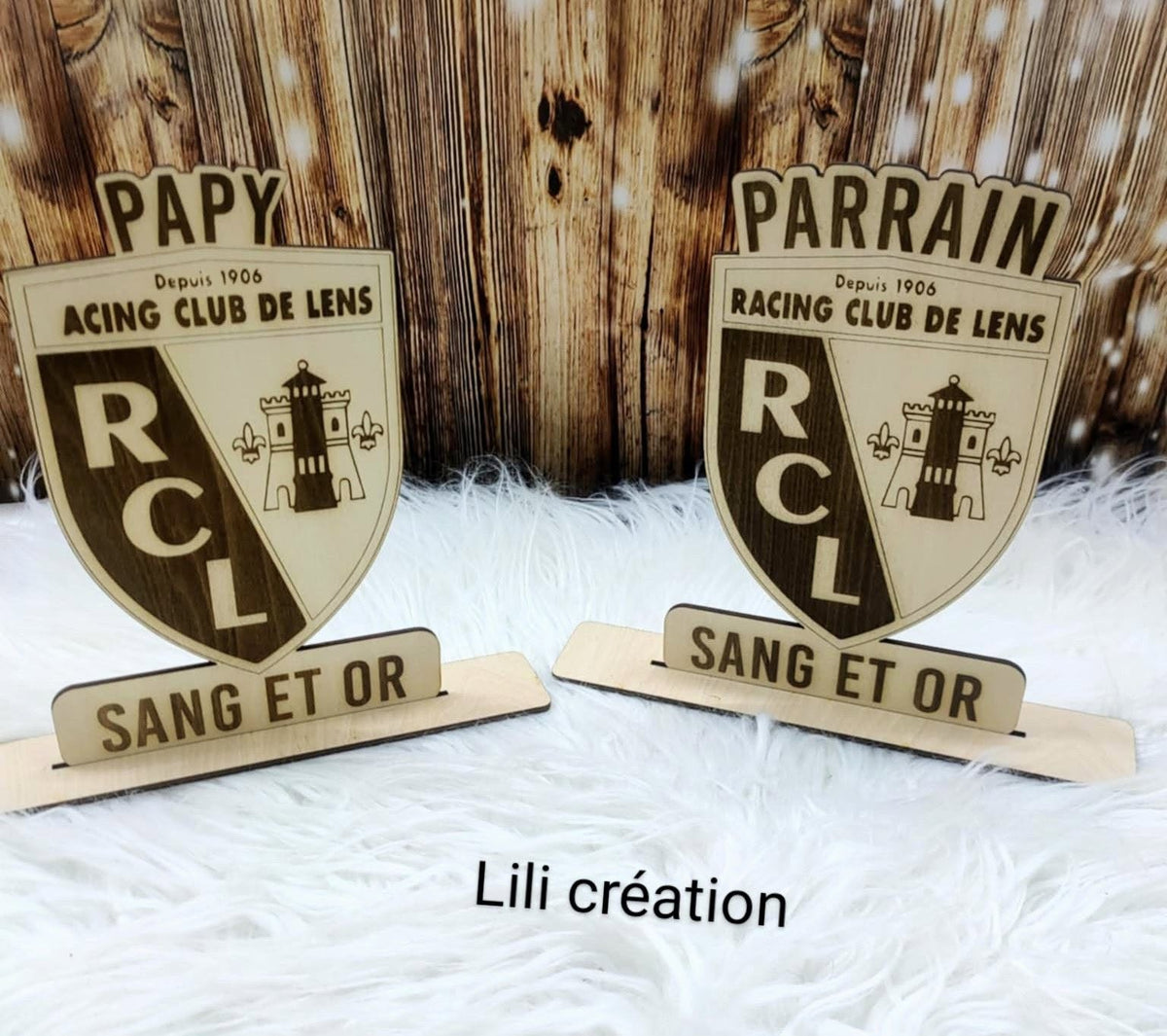 Support en bois supporter du RCL