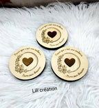 Porte-clés ou magnet "Demande spéciale" avec boîte surprise