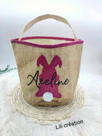 Sac personnalisé "Petit Lapin" – Rose ou Bleu