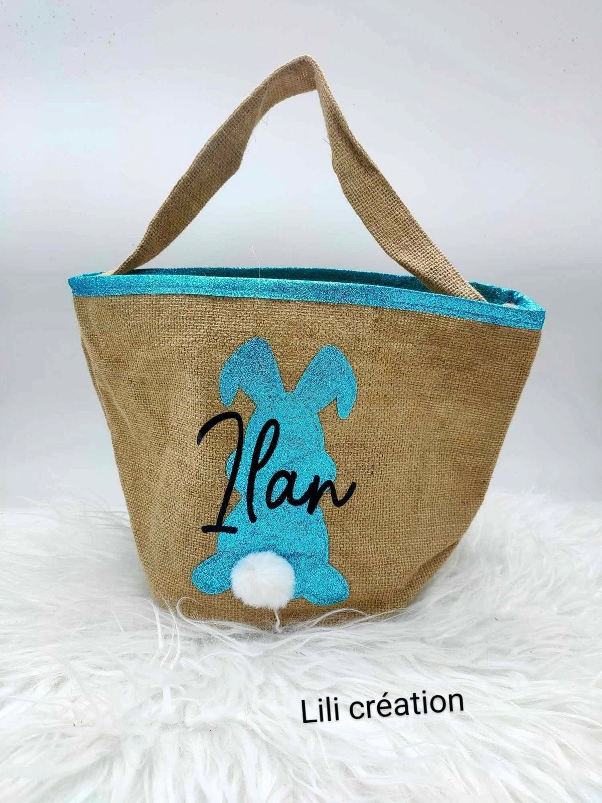 Sac personnalisé "Petit Lapin" – Rose ou Bleu
