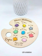 Palette de peinture - Merci Maîtresse / Maître personnalisée