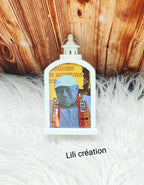 Lanterne blanche commémorative personnalisée