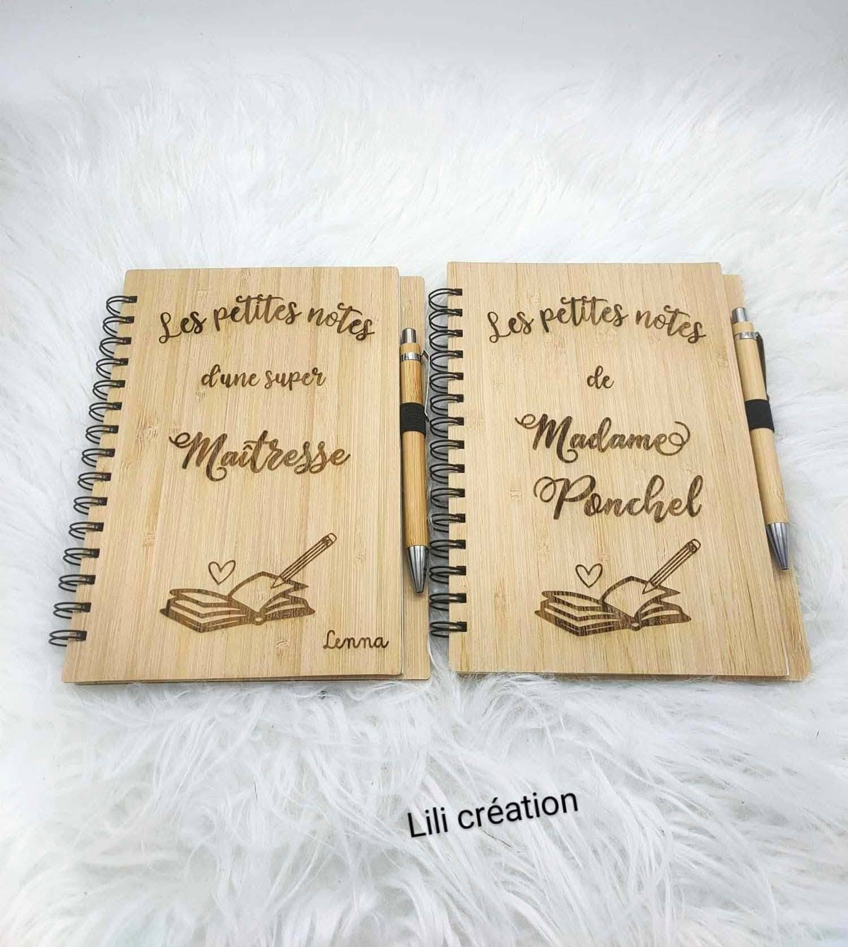 Carnet de notes personnalisé "Les petites notes d'un(e) super .."