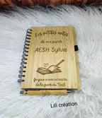 Carnet de notes personnalisé "Les petites notes d'un(e) super .."