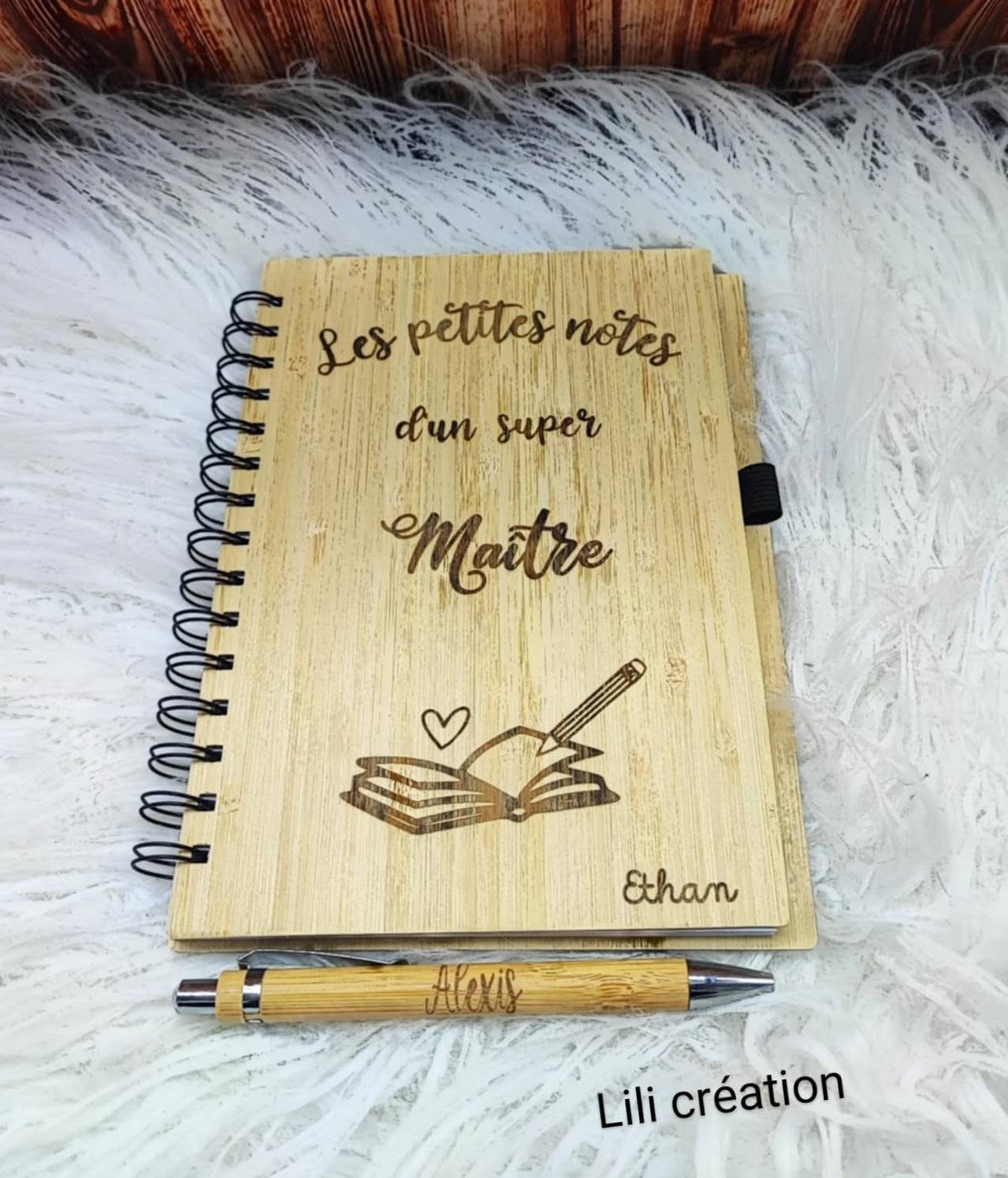 Carnet de notes personnalisé "Les petites notes d'un(e) super .."