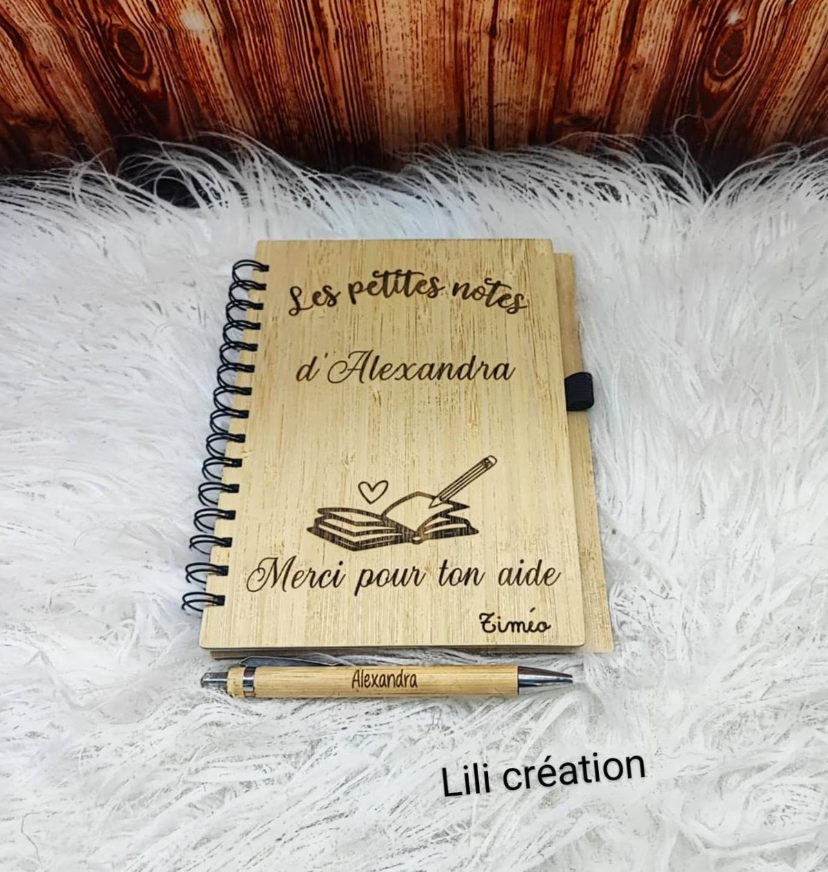 Carnet de notes personnalisé "Les petites notes d'un(e) super .."