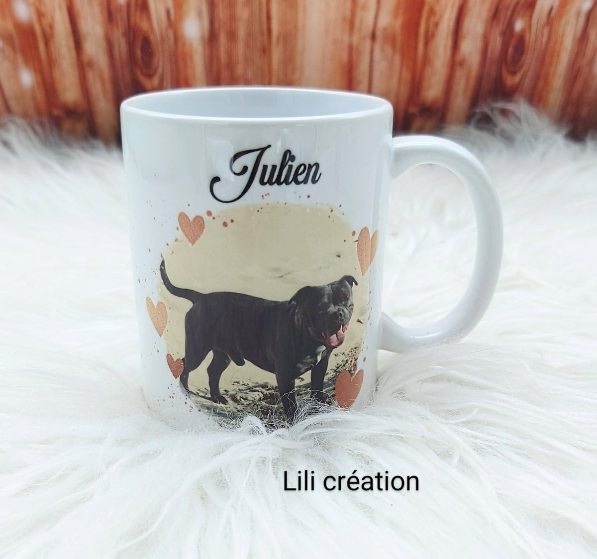 Mugs cadre cœurs