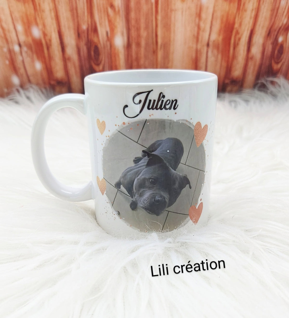 Mugs cadre cœurs