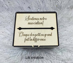 Urne associative pour collecte de dons